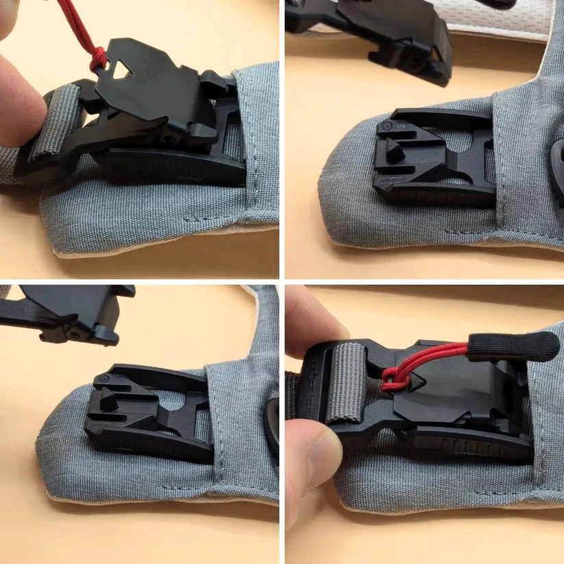Adjustable Dog Harness with Magnetic Buckle and Front Back Clips - Image 3