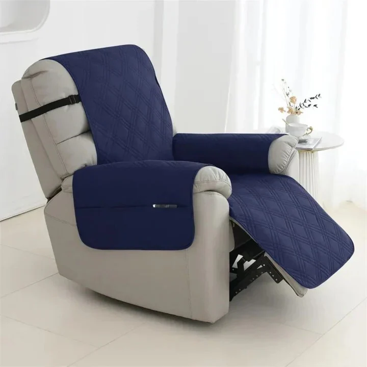 Non-Slip Waterproof Quilted Recliner Cover with Elastic Straps - Image 8