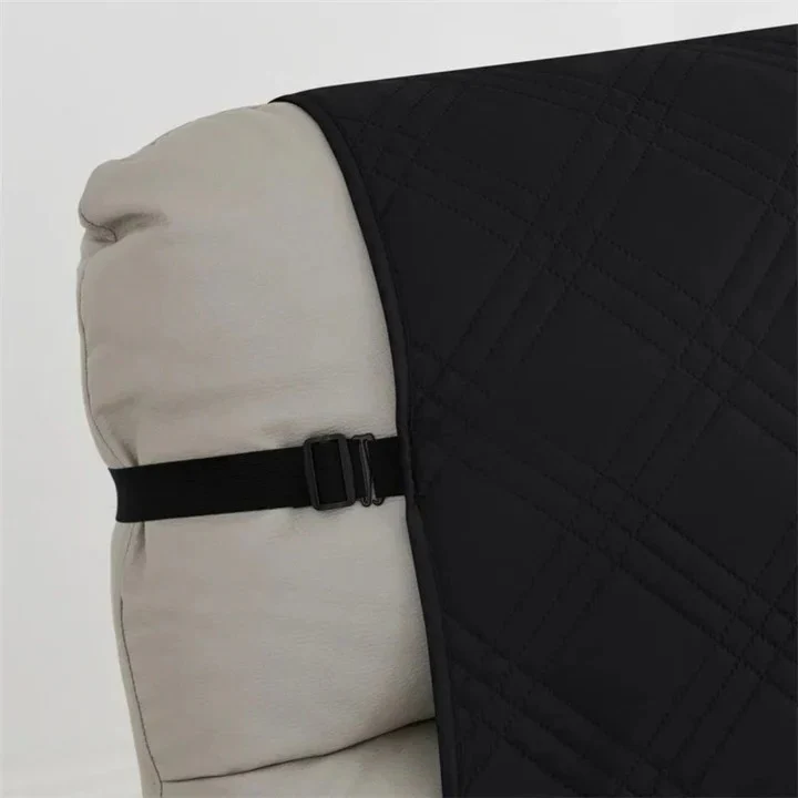 Non-Slip Waterproof Quilted Recliner Cover with Elastic Straps - Image 9