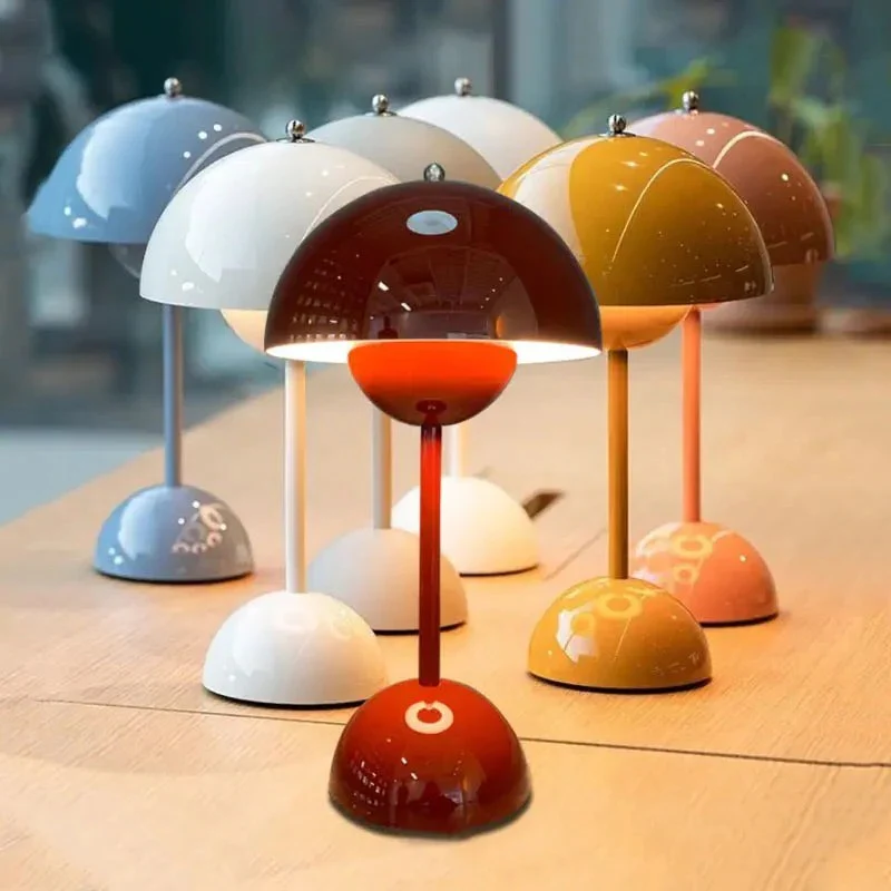 Nordic Mushroom Lamp with USB Charging - Image 6