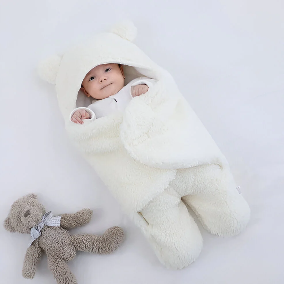 Baby Wrap Blanket with Soft Fabric for Nursery and Stroller Use - Image 3