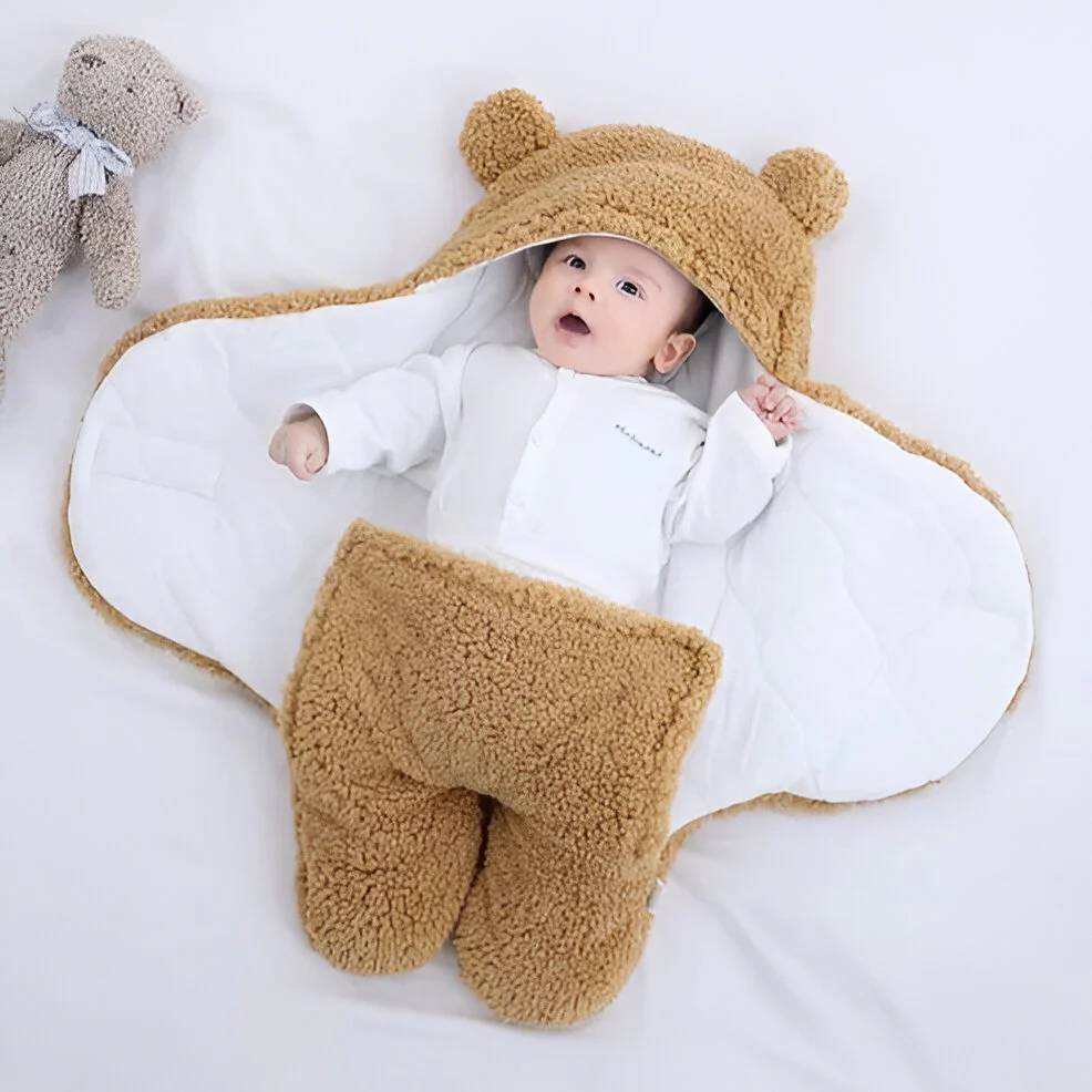 Baby Wrap Blanket with Soft Fabric for Nursery and Stroller Use - Image 4