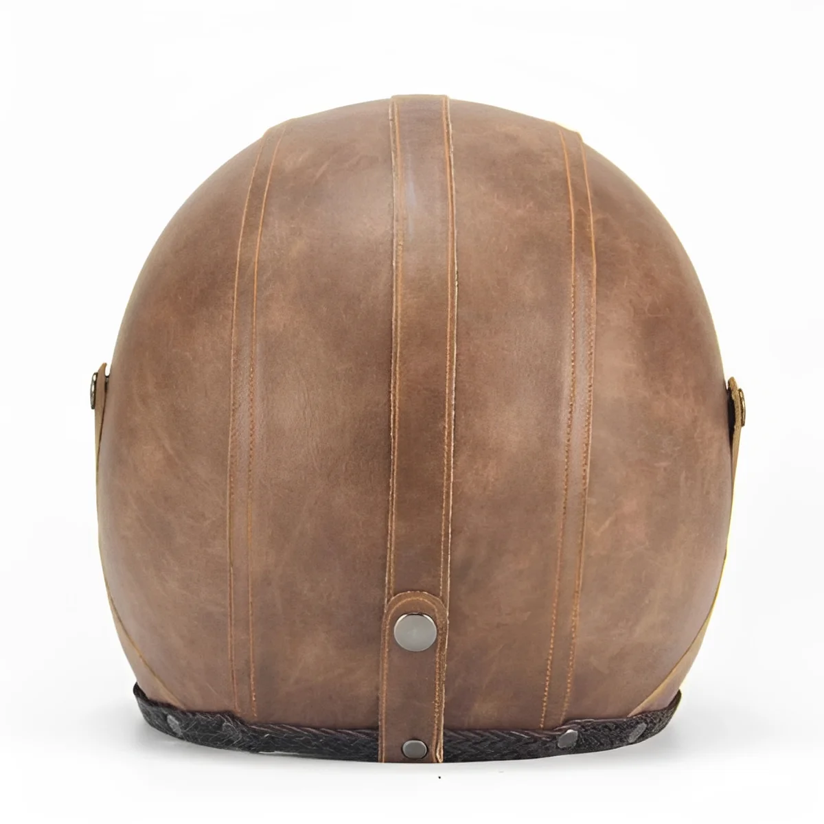 Open Face Motorcycle Helmet with Detachable Goggles - Image 4