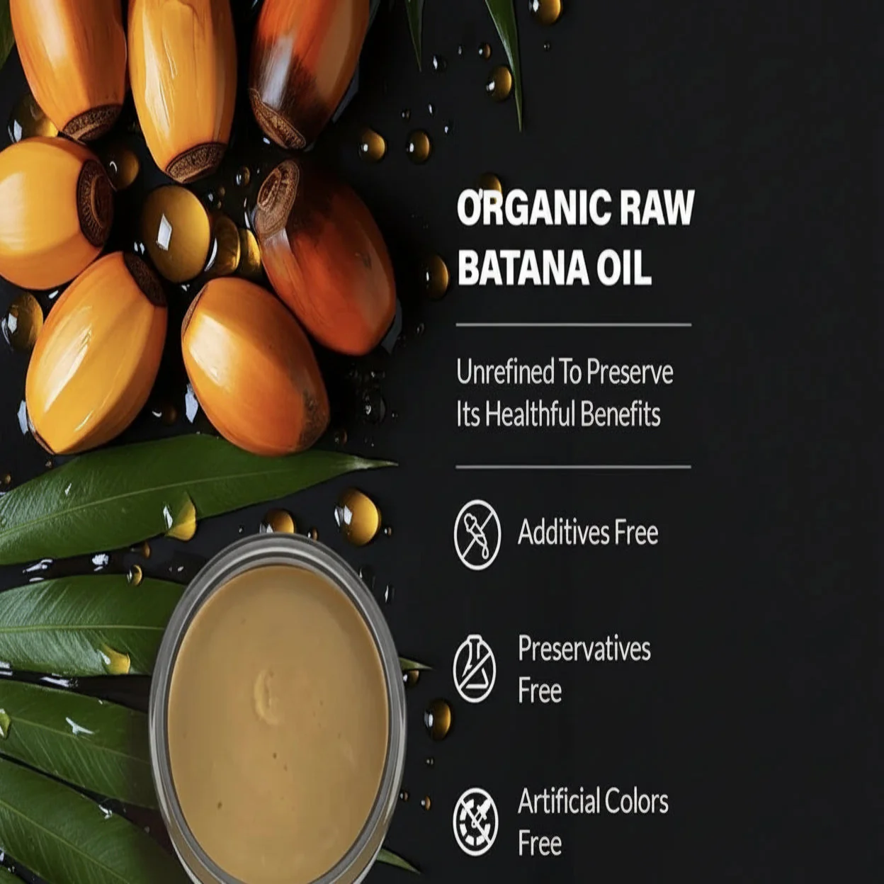 Batana Hair Oil with Rosemary and Vitamin E for Moisture Support - Image 3