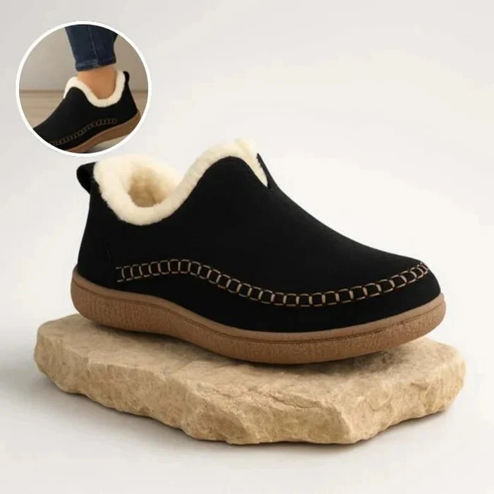 Orthopedic Fleece Lined Shoes with Cushioned Support - Image 2