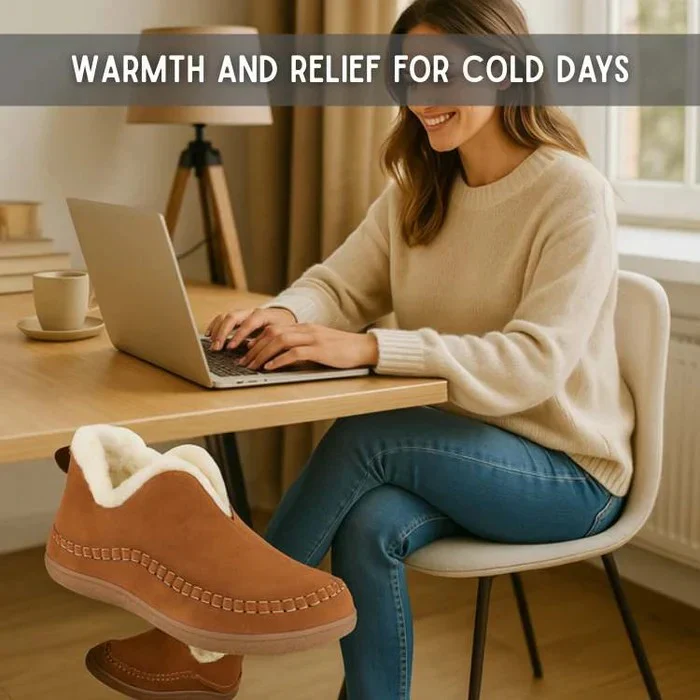 Orthopedic Fleece Lined Shoes with Cushioned Support - Image 4