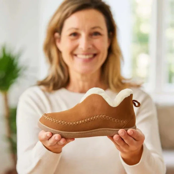 Orthopedic Fleece Lined Shoes with Cushioned Support - Image 5