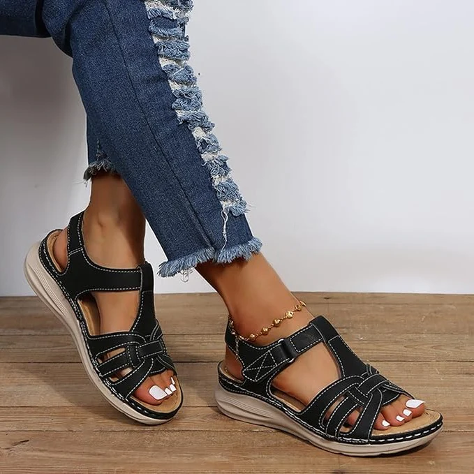 Orthopedic Women's Velcro Sandals - Image 4