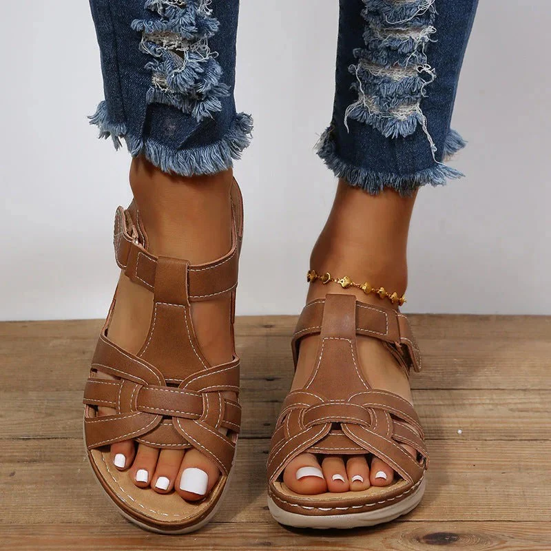 Orthopedic Women's Velcro Sandals - Image 5