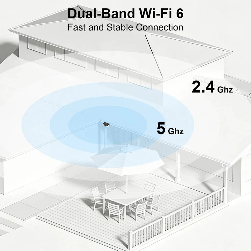 Wireless Solar Security Camera with Floodlight and PIR Motion Detection - Image 6