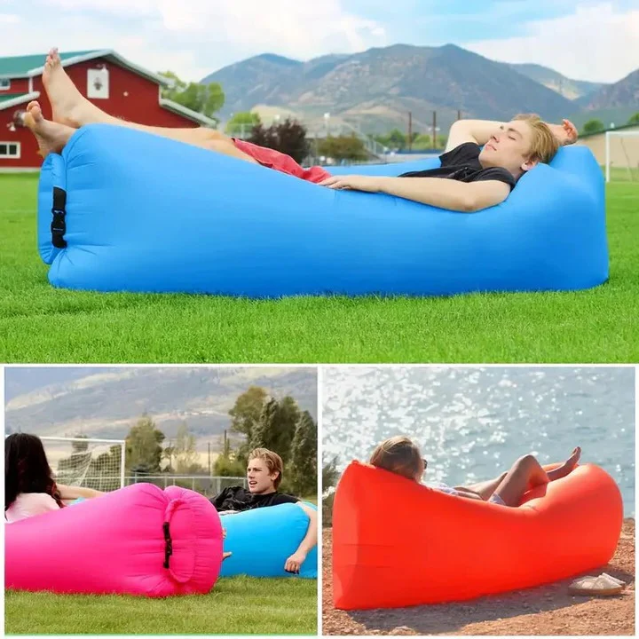 Outdoor Air Lounger Inflatable Air Mattress for Camping and Travel - Image 6
