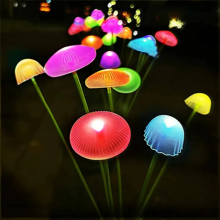 Solar Garden Light with Jellyfish Design and Color Changing LEDs - Image 3