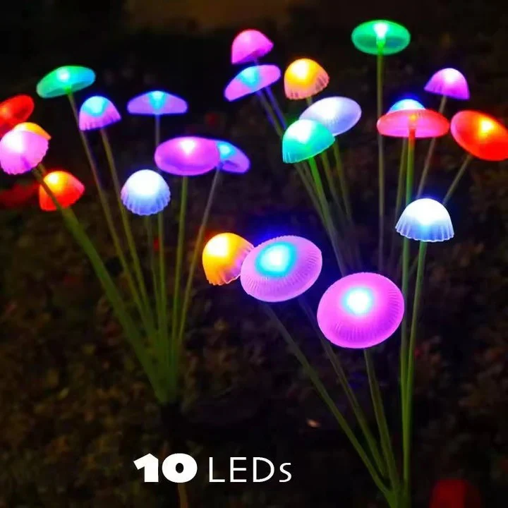 Solar Garden Light with Jellyfish Design and Color Changing LEDs - Image 4