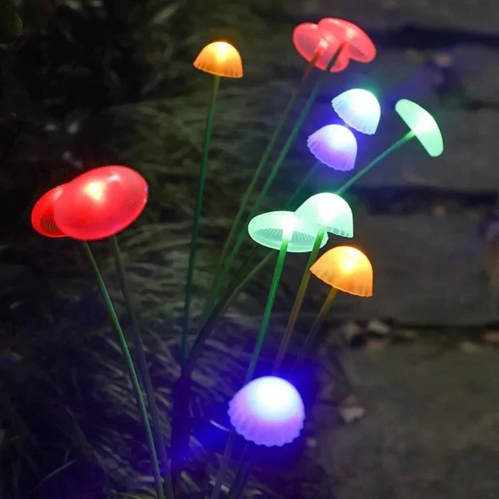 Solar Garden Light with Jellyfish Design and Color Changing LEDs - Image 5