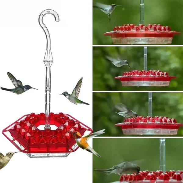 Outdoor Hummingbird Feeder with Ant Moat Feature - Image 2