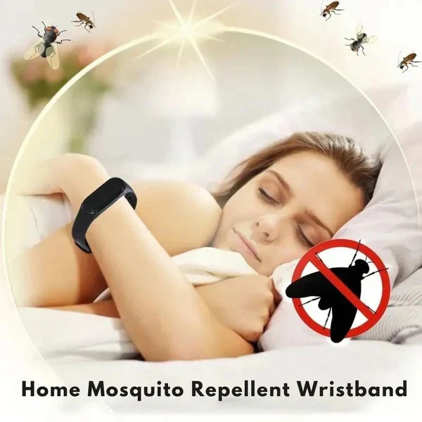 Wearable Ultrasonic Mosquito Deterrent Wristband with Clip On Design - Image 2