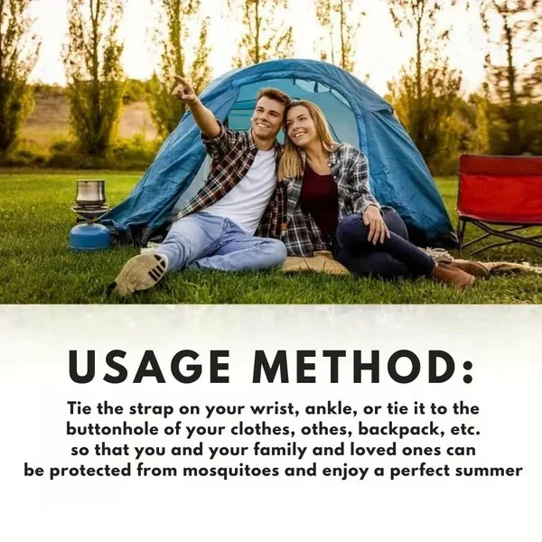 Wearable Ultrasonic Mosquito Deterrent Wristband with Clip On Design - Image 4