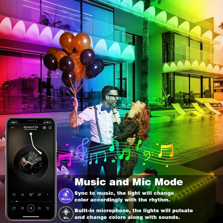 Outdoor Soffit LED Lighting Kit App Controlled Design - Image 2