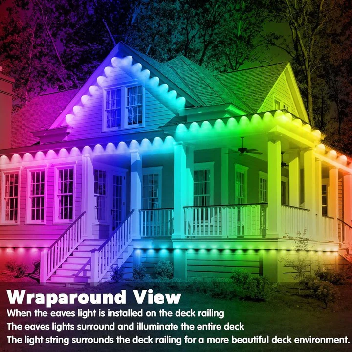 Outdoor Soffit LED Lighting Kit App Controlled Design - Image 6