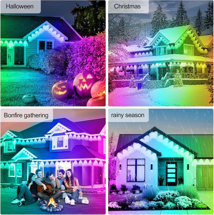 Outdoor Soffit LED Lighting Kit App Controlled Design - Image 7