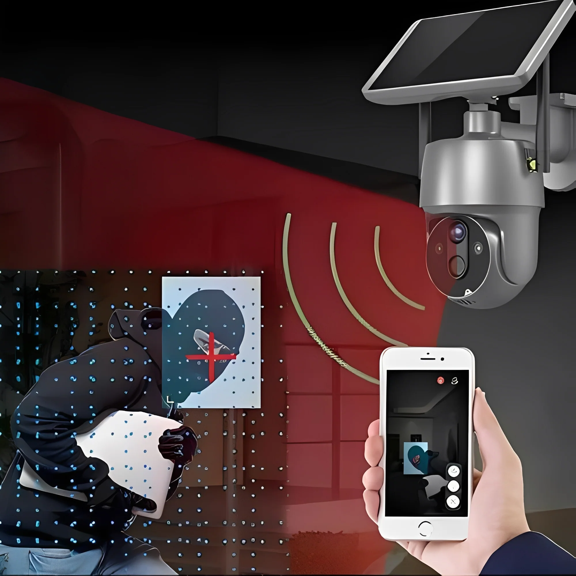 Solar Powered Outdoor Camera with Motion Detection and Audio - Image 11