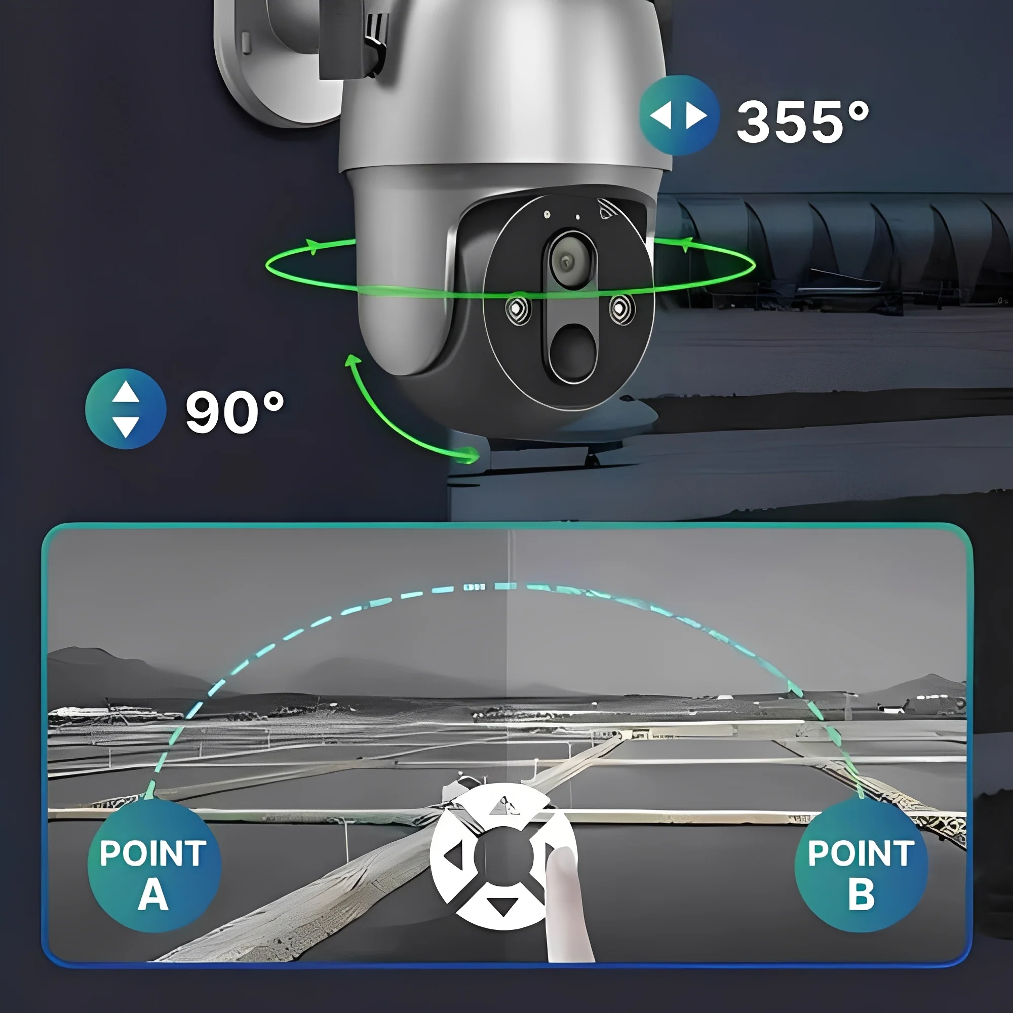 Solar Powered Outdoor Camera with Motion Detection and Audio - Image 9