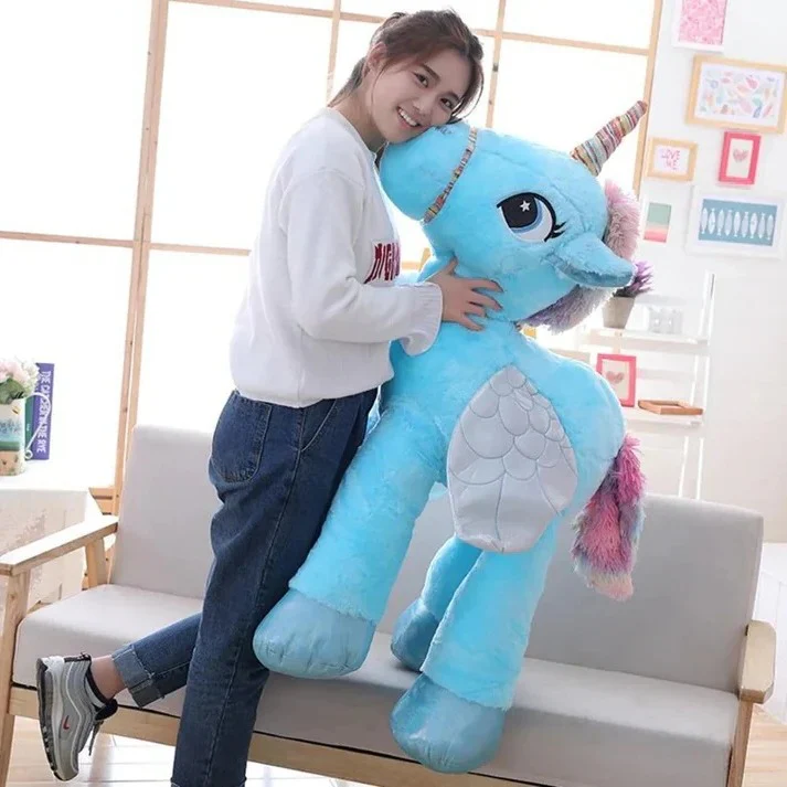 Oversized Plush Unicorn Stuffed Animal Toy - Image 3