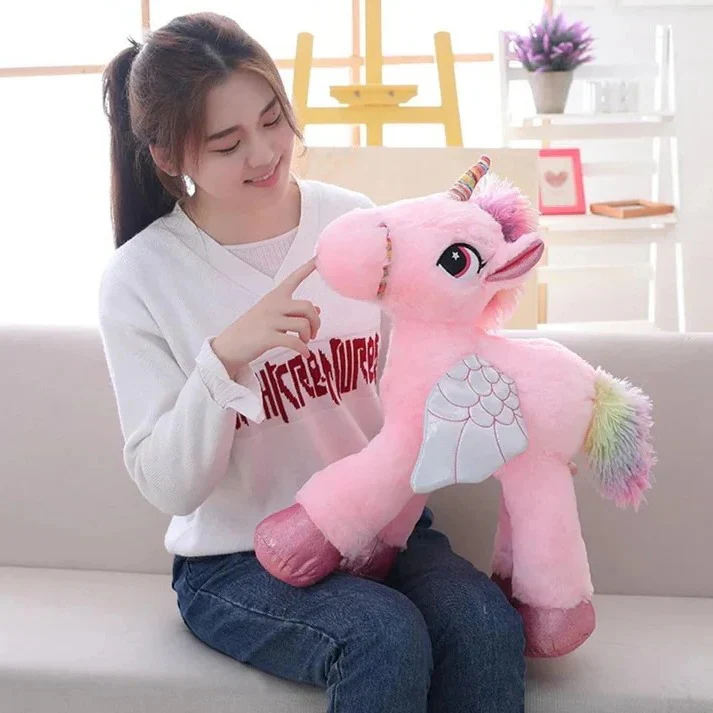 Oversized Plush Unicorn Stuffed Animal Toy - Image 5
