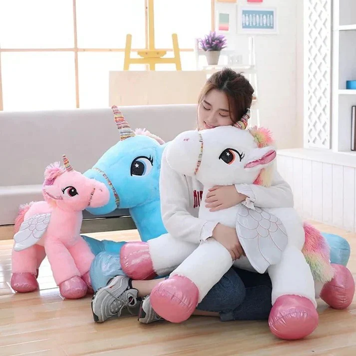 Oversized Plush Unicorn Stuffed Animal Toy - Image 6