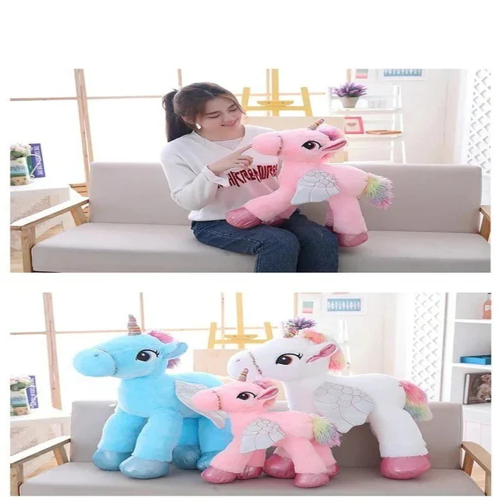 Oversized Plush Unicorn Stuffed Animal Toy - Image 8