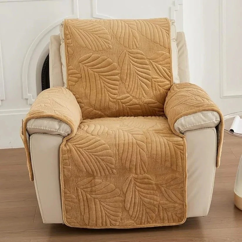 Patterned Stretch Recliner Slipcover with Full Coverage - Image 10
