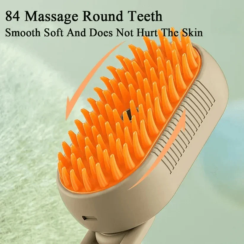 Pet Grooming Brush with Steam Spray and Hair Removal Comb - Image 5