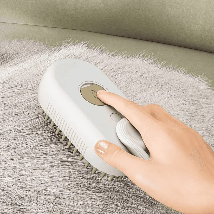 Pet Grooming Brush with Steam Spray and Hair Removal Comb - Image 6