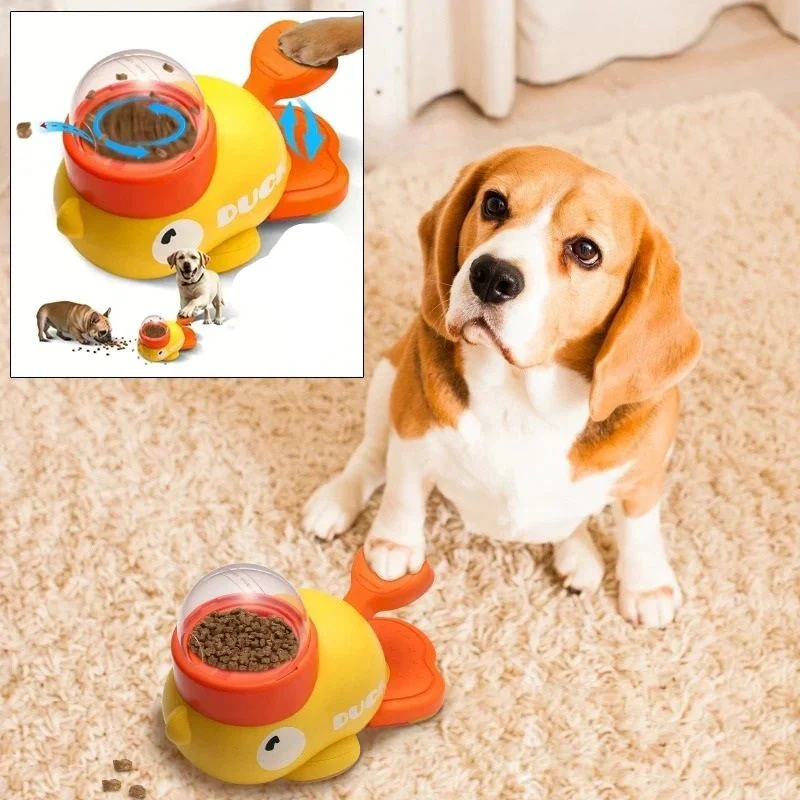 Duck Shaped Pet Puzzle Feeder for Dogs - Image 2