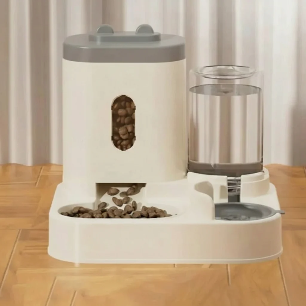 Pet Feeder and Water Dispenser with Gravity Feed for Cats and Dogs - Image 6