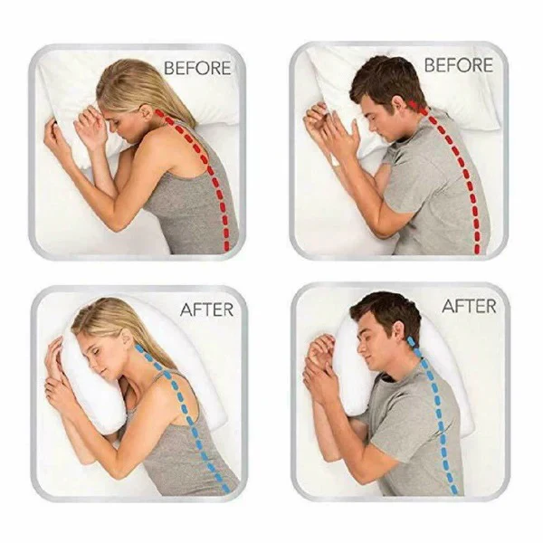 Pillow with Ear Hole for Side Sleepers with Ear Opening Design - Image 5