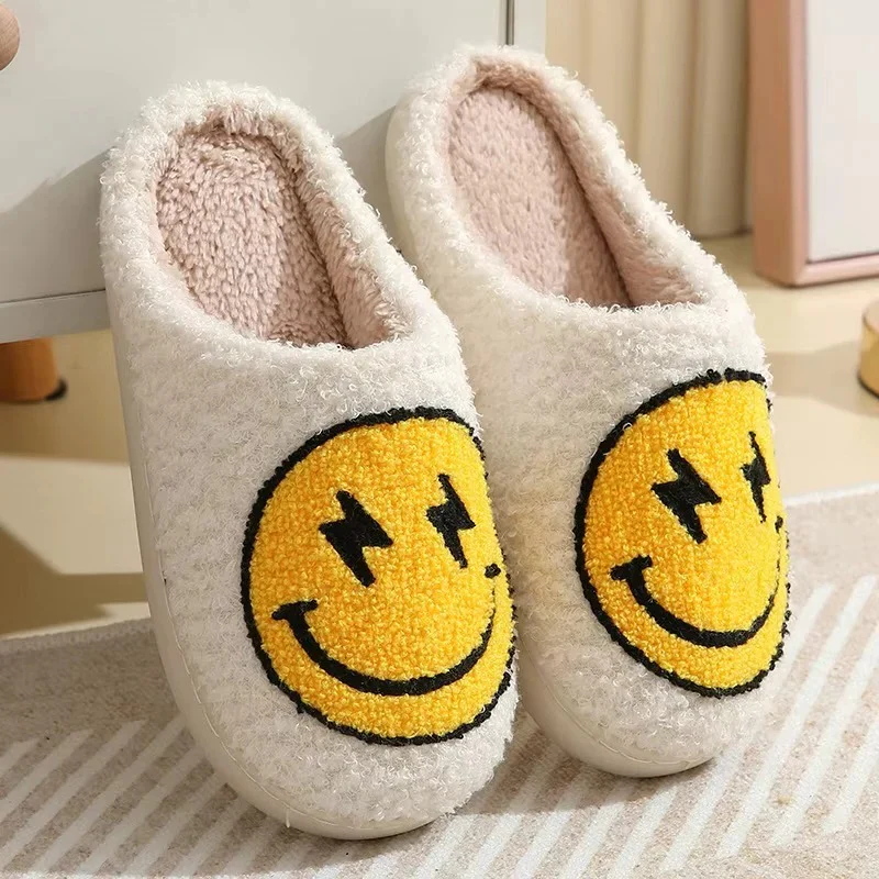 Plush Platform Slippers with Non Slip Sole for Indoor Winter Wear - Image 2