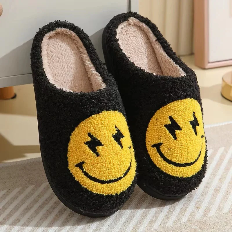 Plush Platform Slippers with Non Slip Sole for Indoor Winter Wear - Image 3