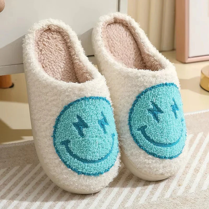 Plush Platform Slippers with Non Slip Sole for Indoor Winter Wear - Image 5