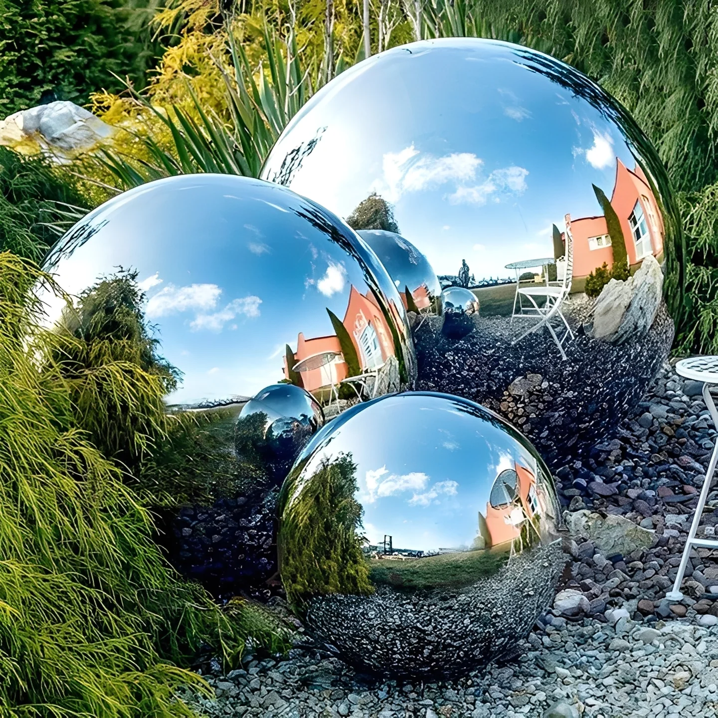 Stainless Steel Decorative Viewing Balls for Garden Decoration - Image 4