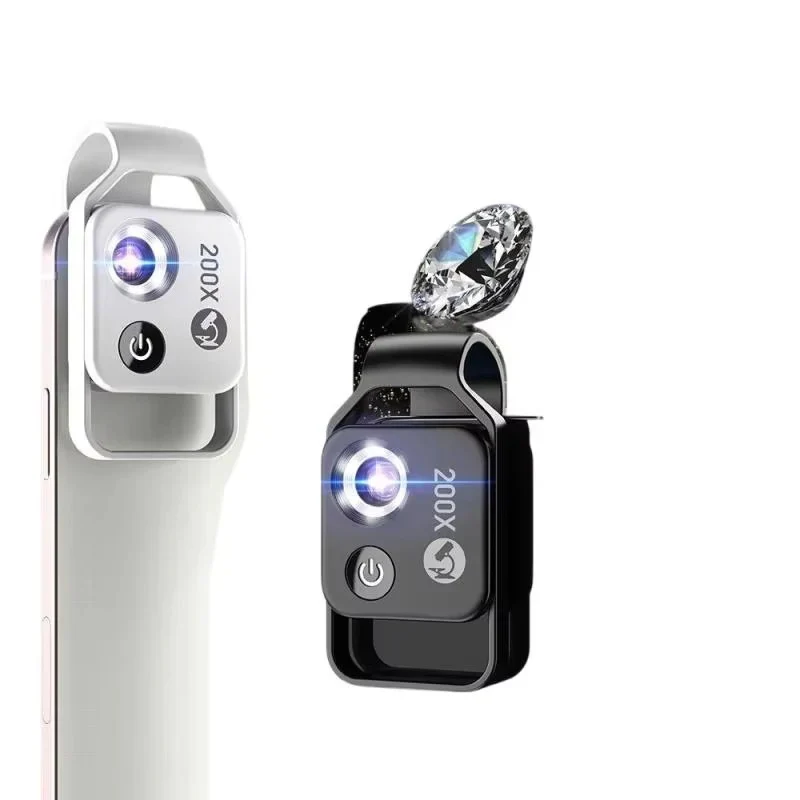 Portable 200X Smartphone Microscope Lens and Universal Clip - Image 5