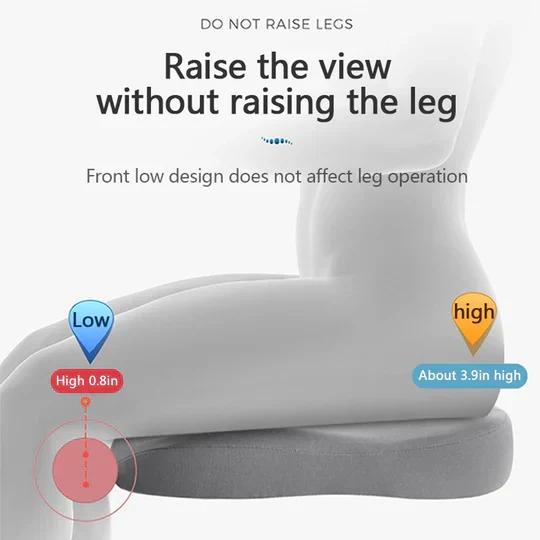 Portable Adult Car Seat Cushion for Extra Height - Image 8