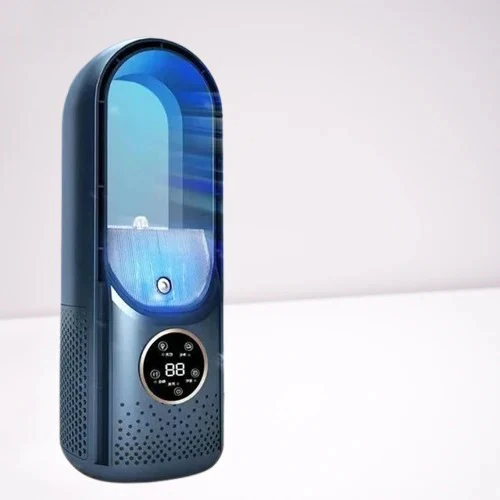 Portable Bladeless Fan with USB Power and 100ml Water Tank - Image 9