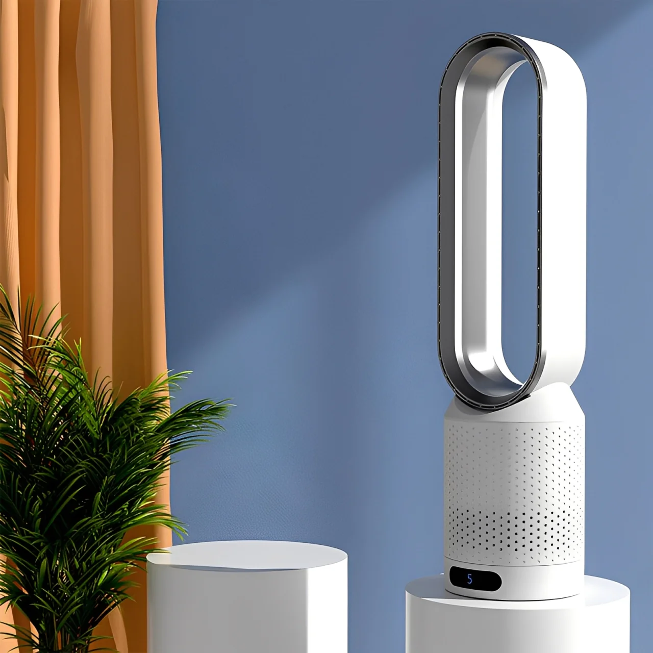 Portable Bladeless Fan with Remote Control