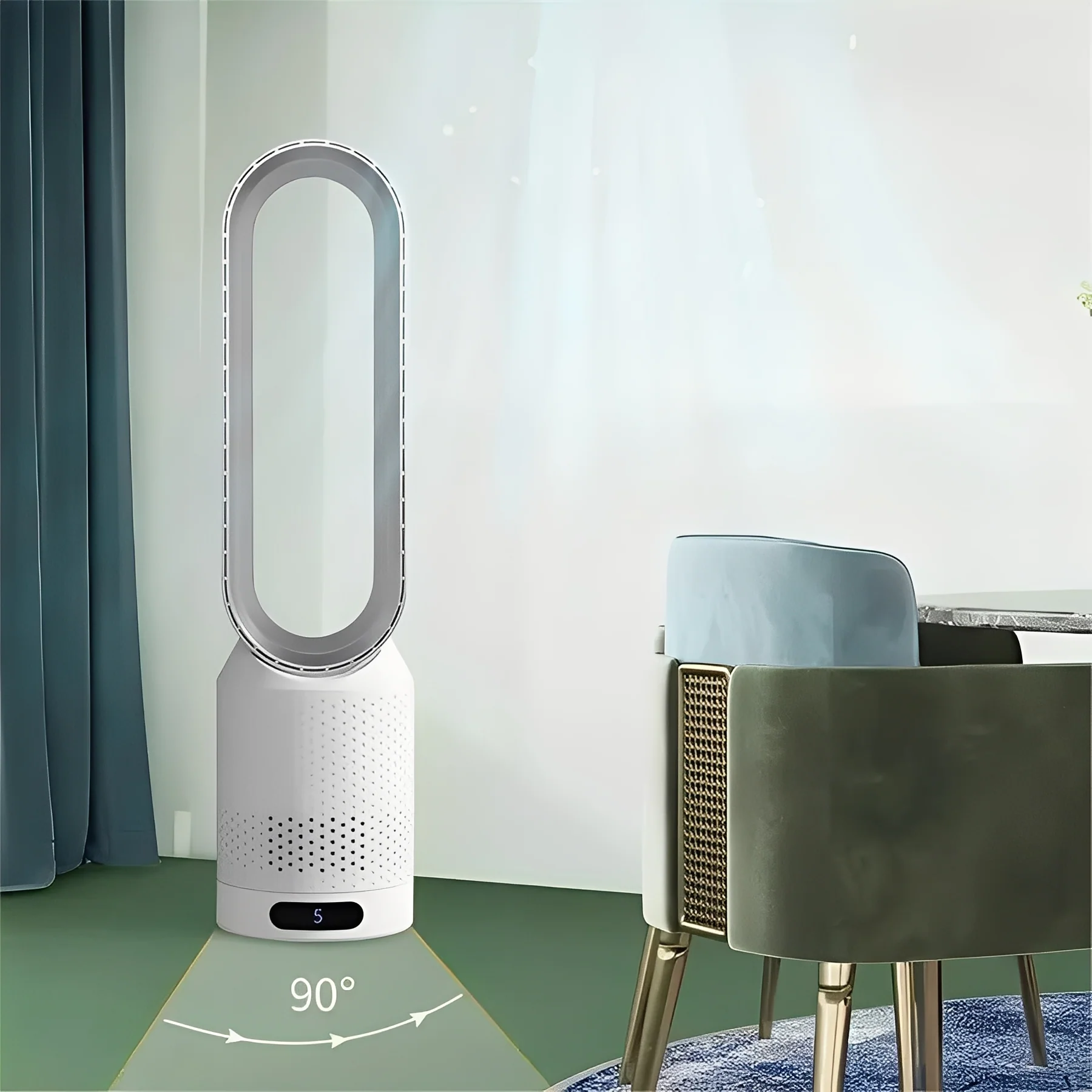 Portable Bladeless Fan with Remote Control - Image 8