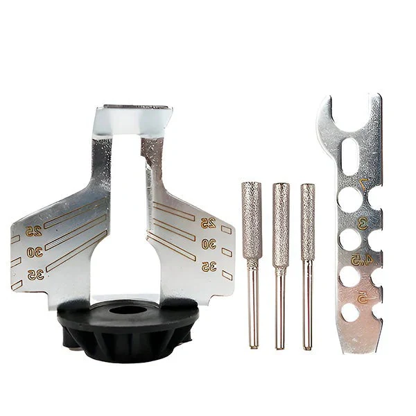 Portable Chainsaw Sharpener for On-Site Use with Angle Guide Design - Image 4