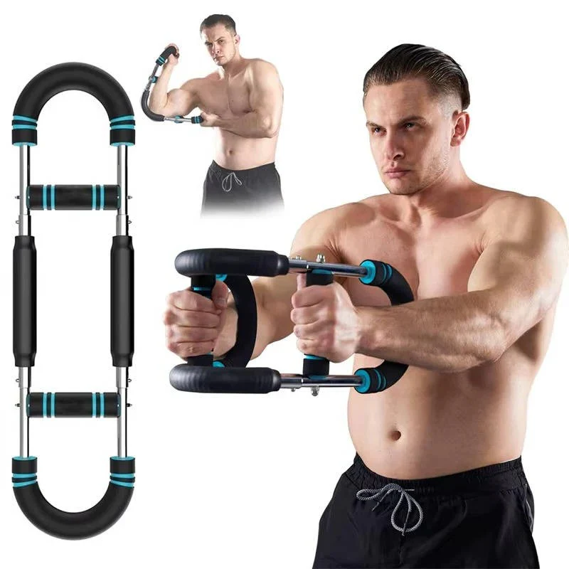 Portable Chest and Arm Resistance Trainer for Men with Adjustable 60-90 Lbs Workout Resistance - Image 2