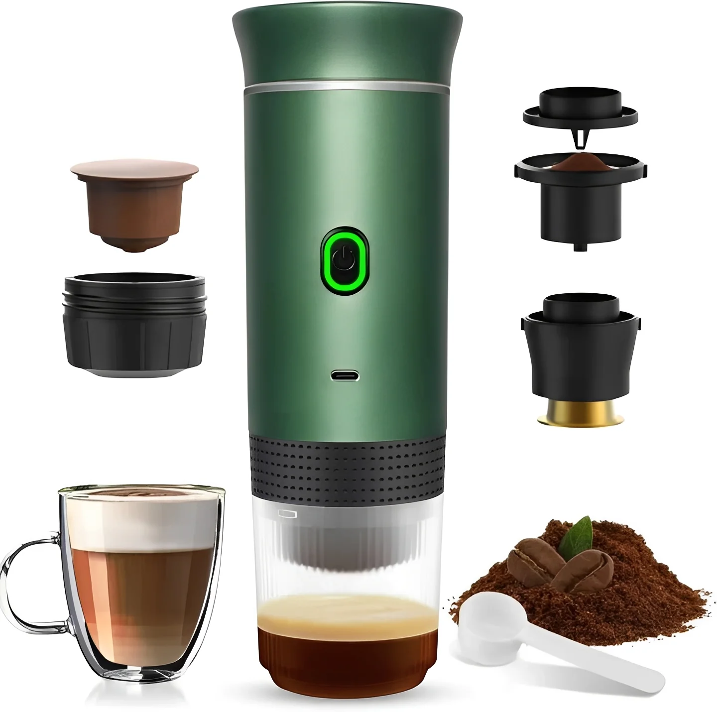 Portable USB Powered Coffee Maker with 3 Brewing Modes - Image 4