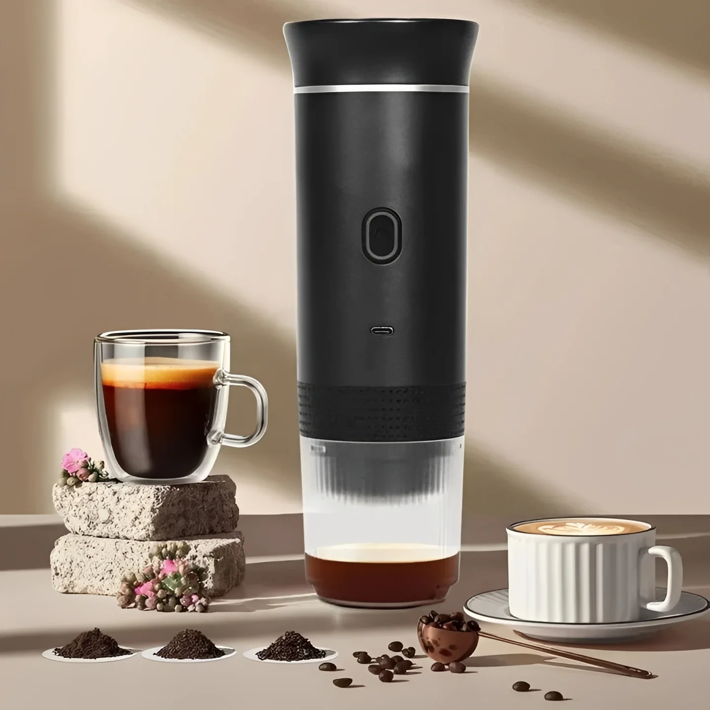 Portable USB Powered Coffee Maker with 3 Brewing Modes - Image 7