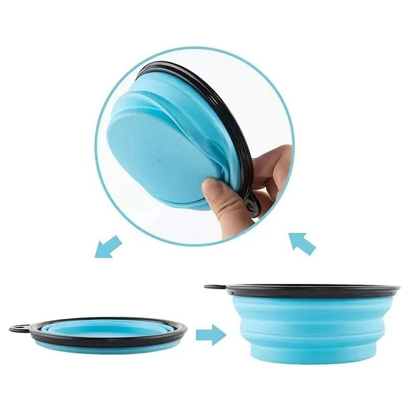 Portable Collapsible Silicone Pet Bowl for Dogs and Cats - Image 7